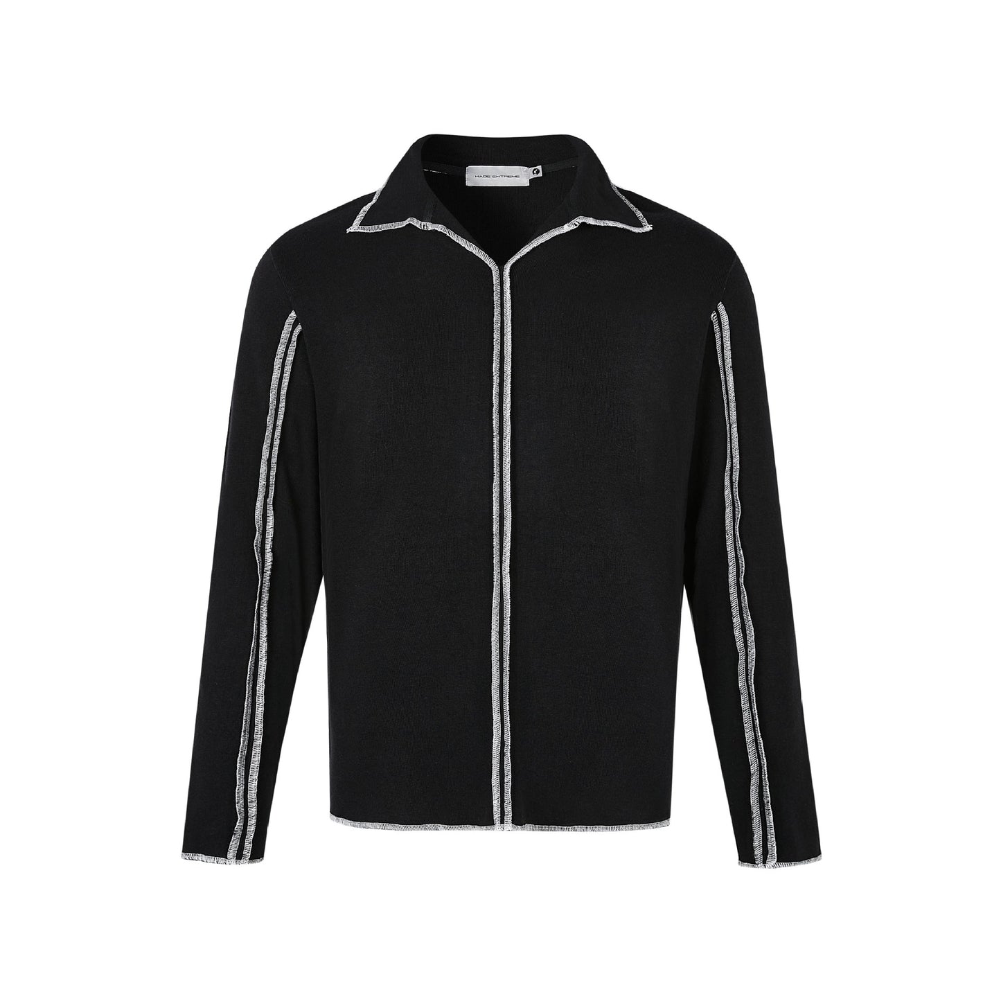 UNIKCOSA Velora Deconstructed Reverse Stitch Polo Shirt 💫