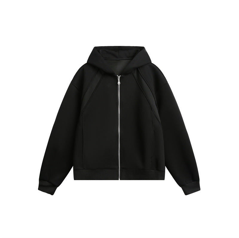 UNIKCOSA Velora College Style Hooded Cardigan Sweatshirt 💫