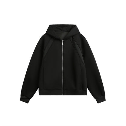 UNIKCOSA Velora College Style Hooded Cardigan Sweatshirt 💫