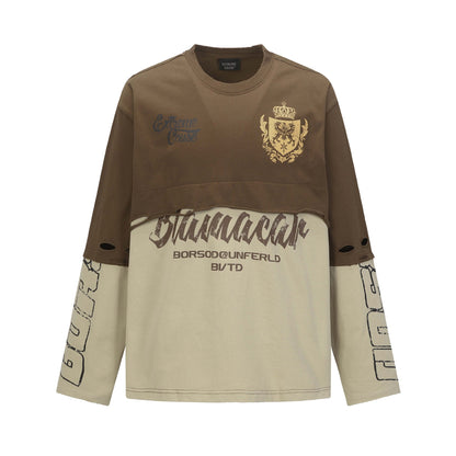 UNIKCOSA LuxeEase Unisex Letter Print Crew Sweatshirt 💫