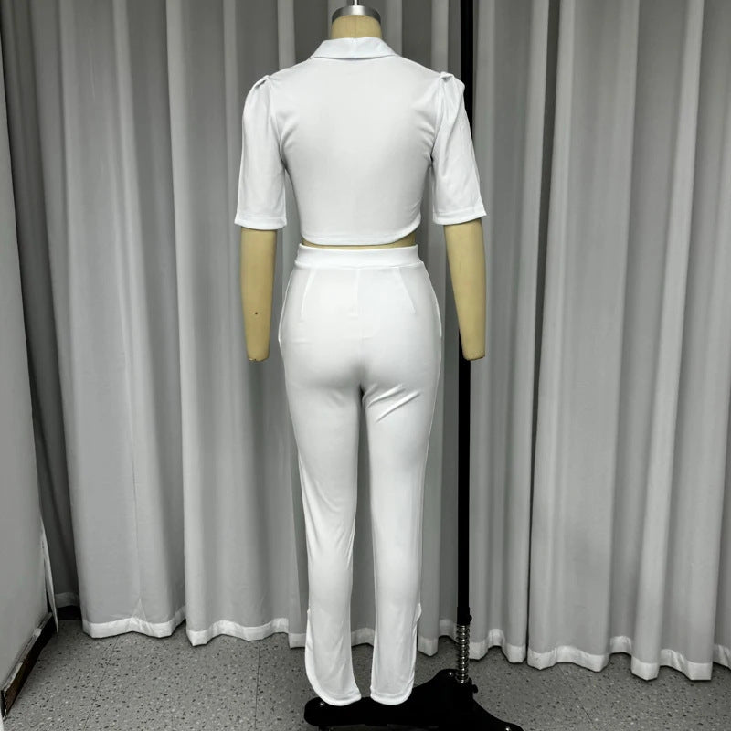 UNIKCOSA LuxeEase Two Piece Set Top High Waist Pants 💫