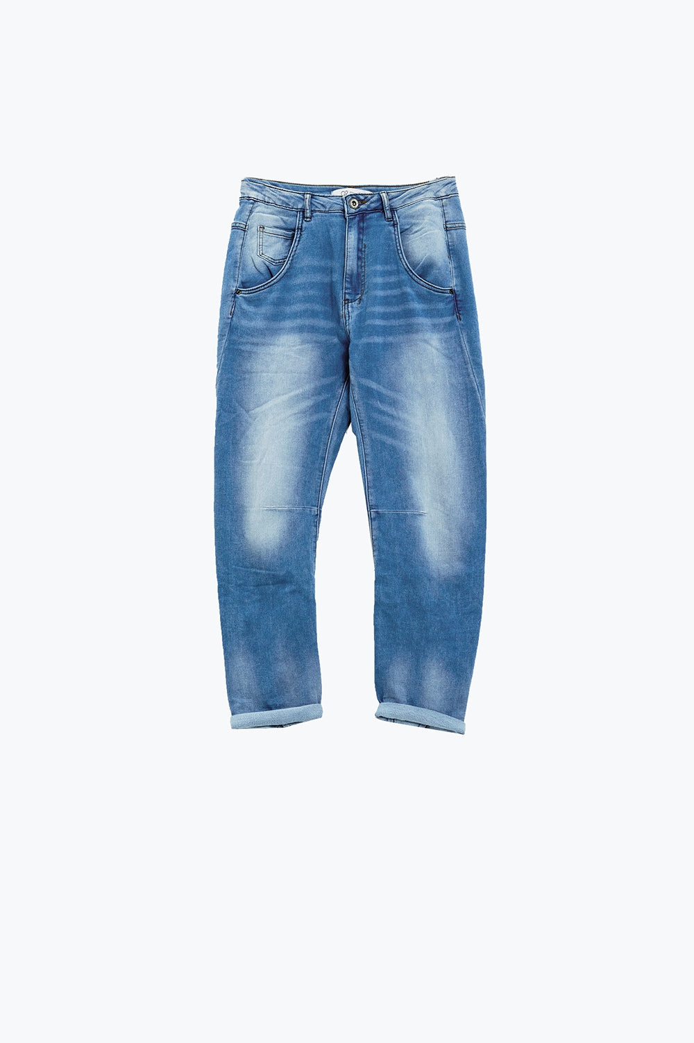 Basic Boyfriend Jeans With Stitch Detail
