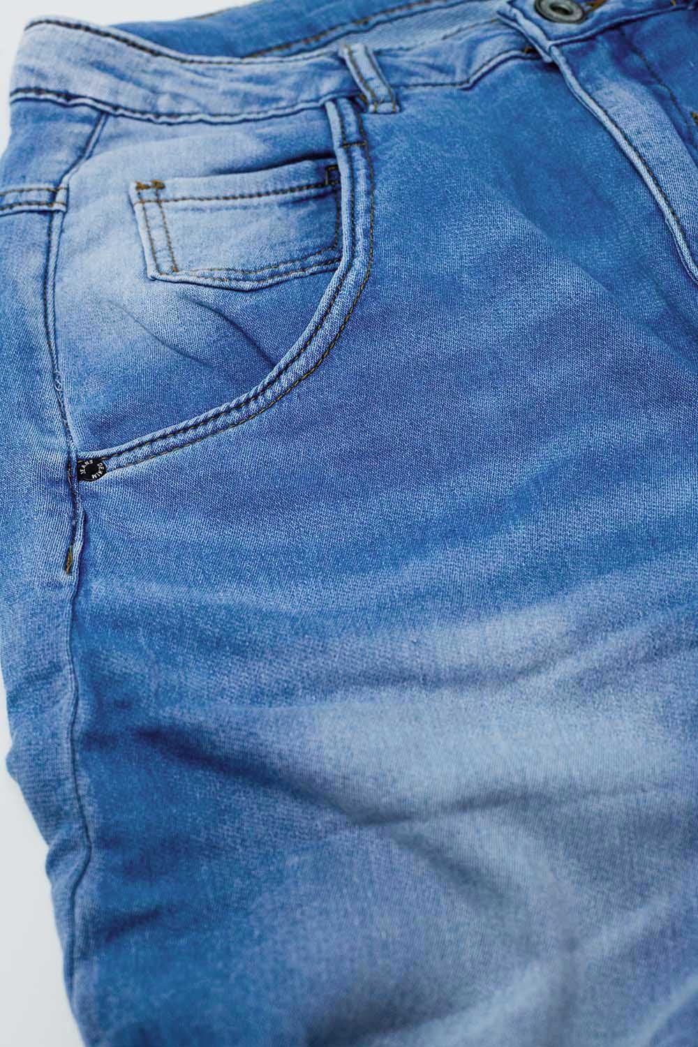 Basic Boyfriend Jeans With Stitch Detail