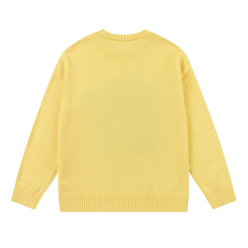 UNIKCOSA Velora Cartoon Puppy Jacquard Knit Sweater 💫