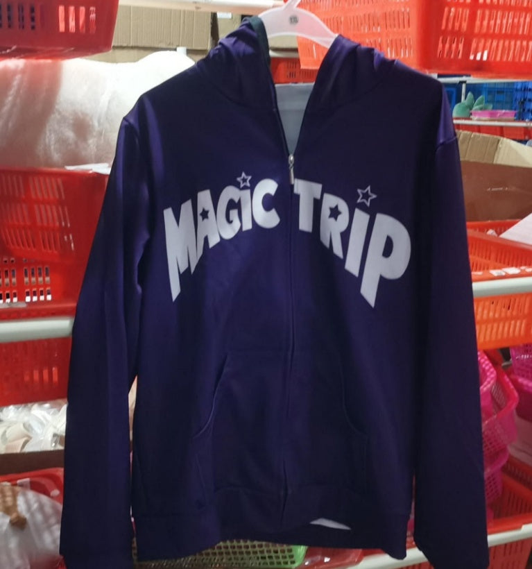 UNIKCOSA UrbanSoul Spider Print Hoodie Zipper Cardigan 💫