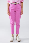 Ankle skinny Basic Jeans in pink