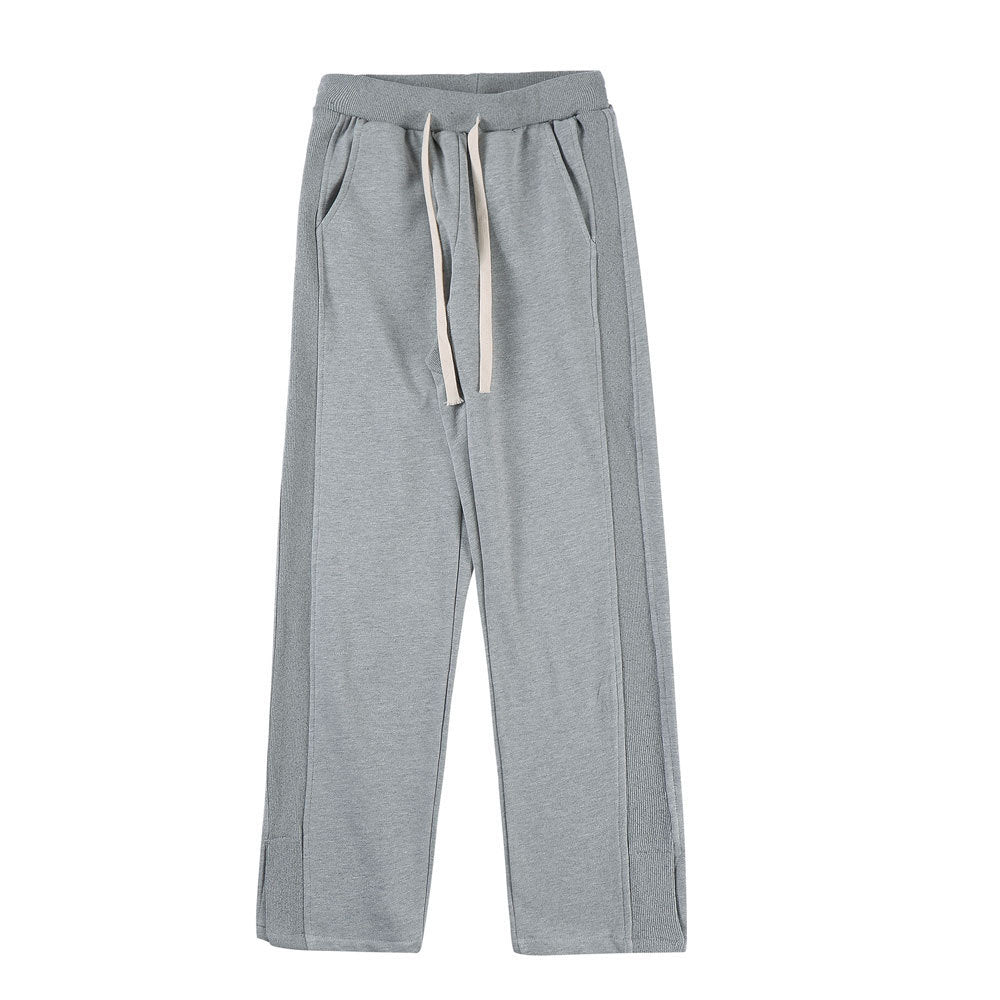 UNIKCOSA Velora Split Hem Sweatpants Mid Waist Cotton 🌆