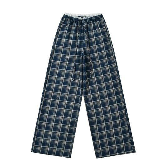 UNIKCOSA UrbanSoul Low-Waisted Plaid Pants For Women 🖤