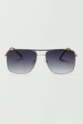 Aviator Vintage Sunglasses With Golden Rim