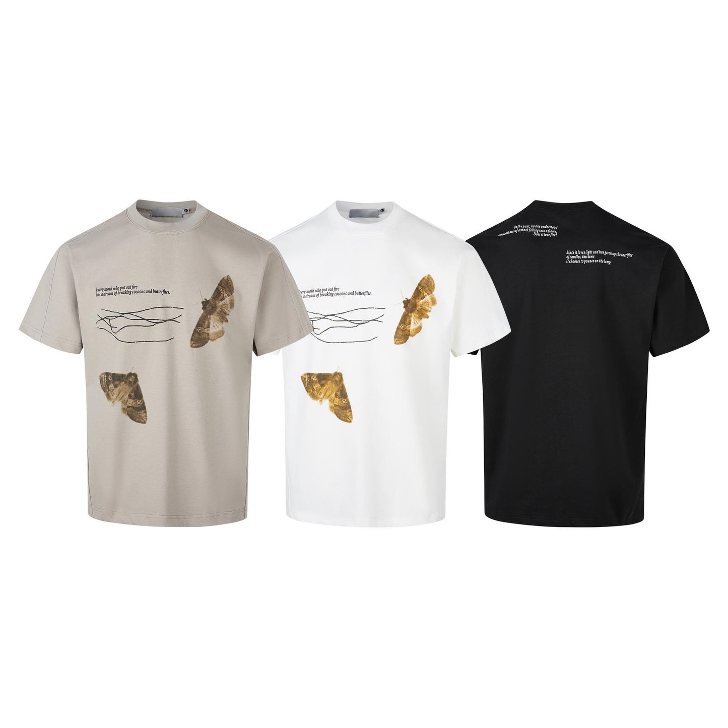 UNIKCOSA UrbanSoul Spray Print Short Sleeve Tee Shirt 💫