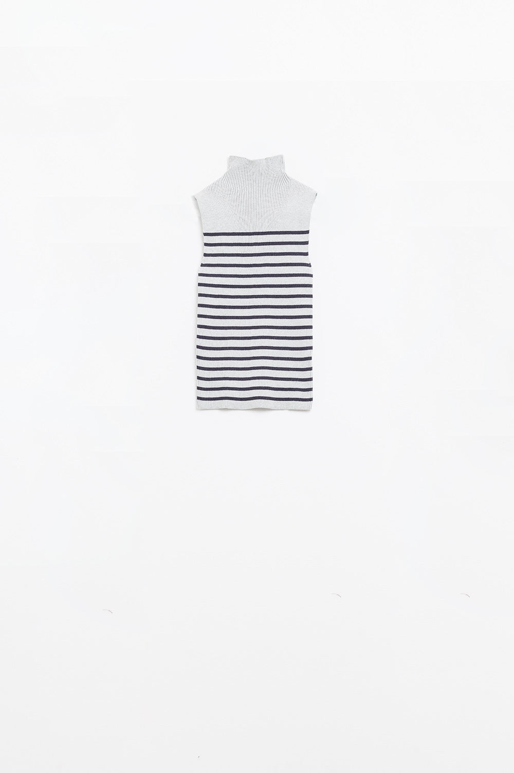 Striped Turtle sweater In light grey