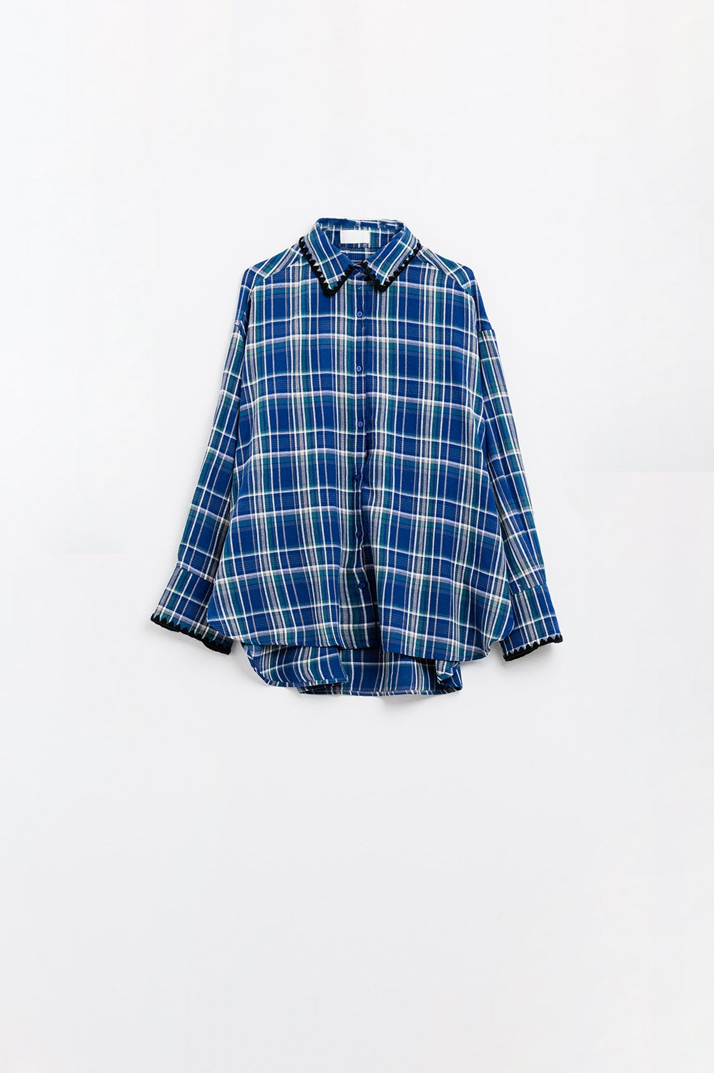 Lumberjack Oversized Shirt in Blue