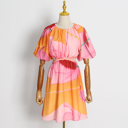 UNIKCOSA Velora A Line Dress Holiday Style Print Edition 💫