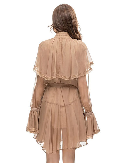 UNIKCOSA Velora Lace Up Mini Dress Chic Luxury Party 💫