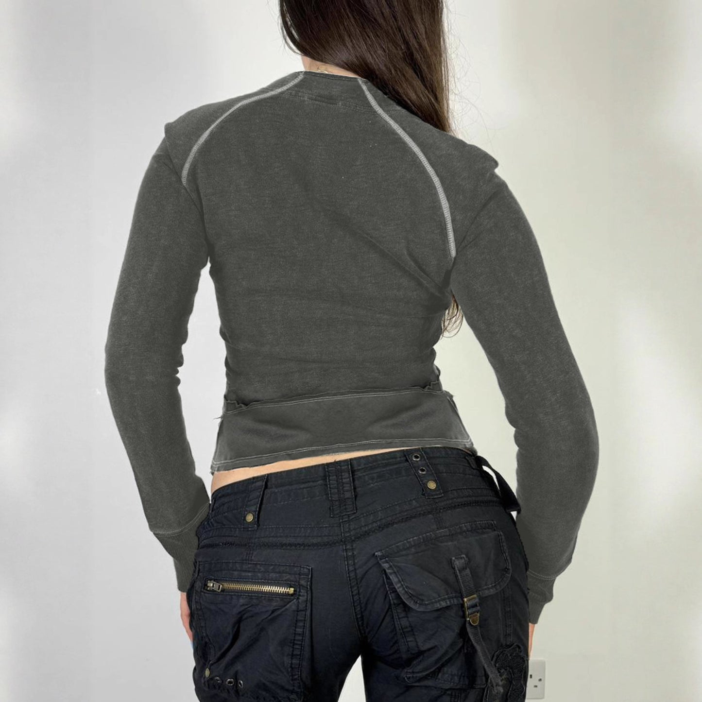 UNIKCOSA UrbanSoul Letter Print Patchwork Hoodie 💫