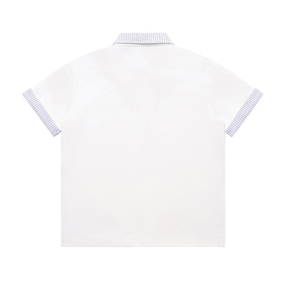 UNIKCOSA Velora Color Block Polo Shirt With Fake Collar 💫