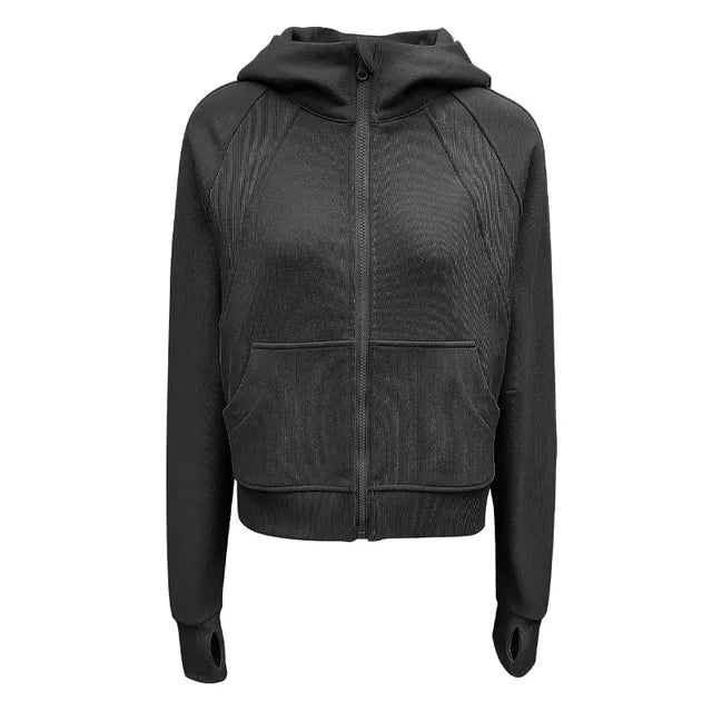 UNIKCOSA AeroFlex 2-Piece Hooded Sports Set for Women 🖤