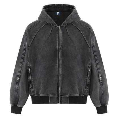 UNIKCOSA LuxeEase Cardigan Hoodie Men Loose Casual Fit 🌆