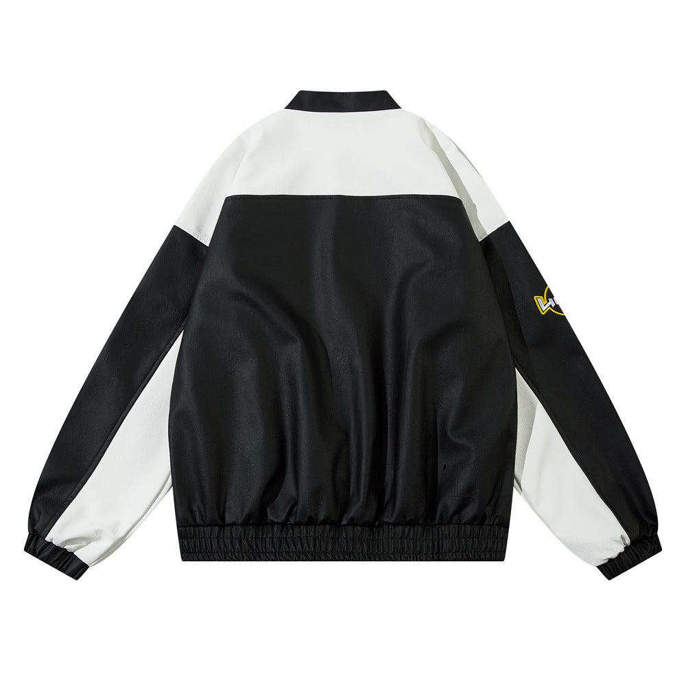 UNIKCOSA Velora Racing Leather Jacket Streetwear 🔥