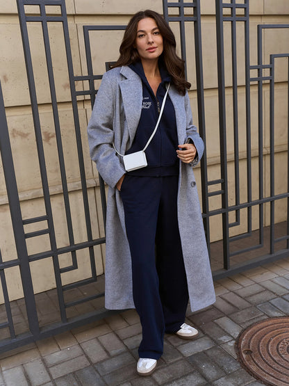 UNIKCOSA Women’s Zipper Embroidered Sweater Suit – Street Luxe Leisure Set