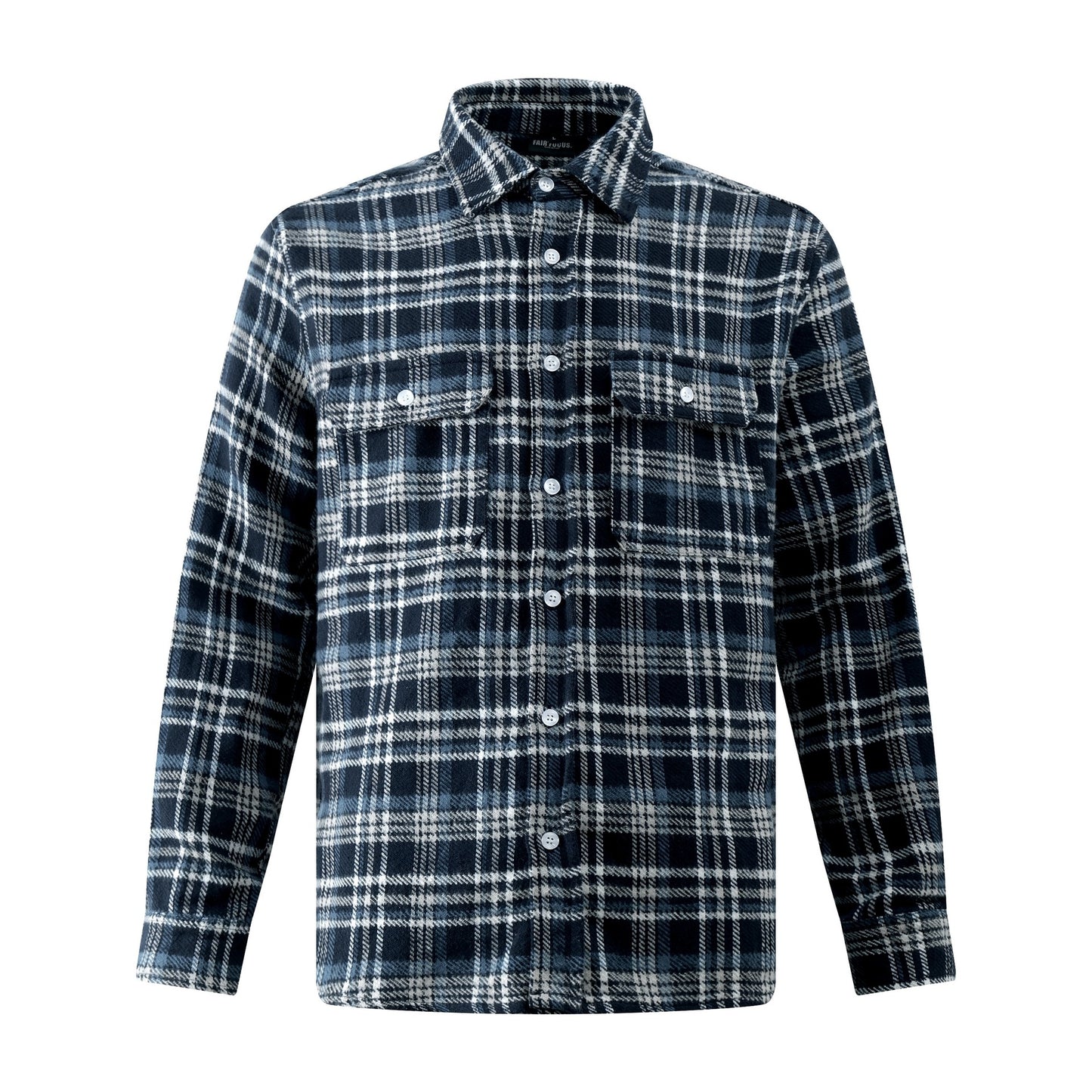 UNIKCOSA UrbanSoul High-Street Plaid Long-Sleeve Shirt 💫