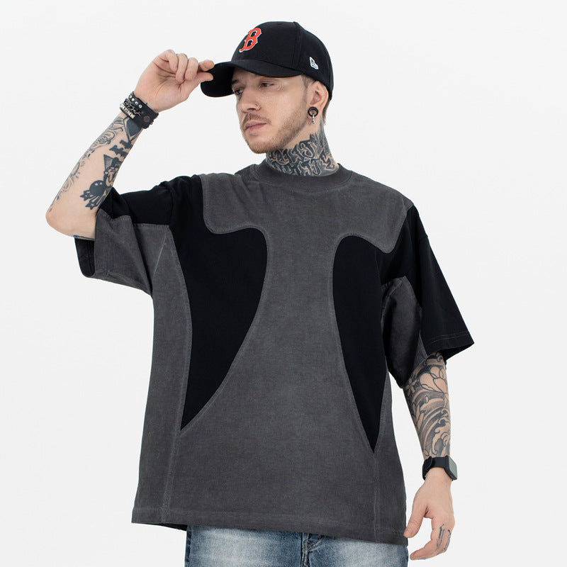 UNIKCOSA LuxeEase Embroidered Short Sleeve T Shirt 💫