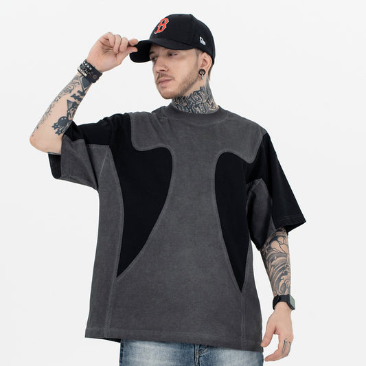 UNIKCOSA LuxeEase Embroidered Short Sleeve T Shirt 💫