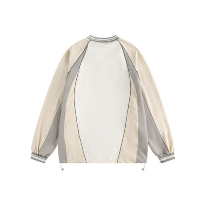 UNIKCOSA Velora Color Block V Neck Sweatshirt Men 💫