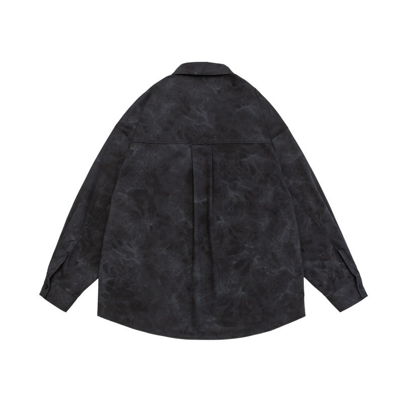 UNIKCOSA Velora Tie Dye Distressed Embroidered Shirt 💫