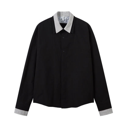 UNIKCOSA LuxeEase Two-Piece Long Sleeve Shirt For Men 🖤