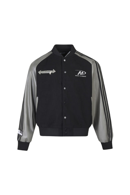 UNIKCOSA Velora Color Block PU Leather Street Jacket 💫