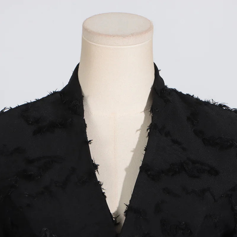 UNIKCOSA Velora V Sculpt Waist Cutout Cropped Blazer 💫