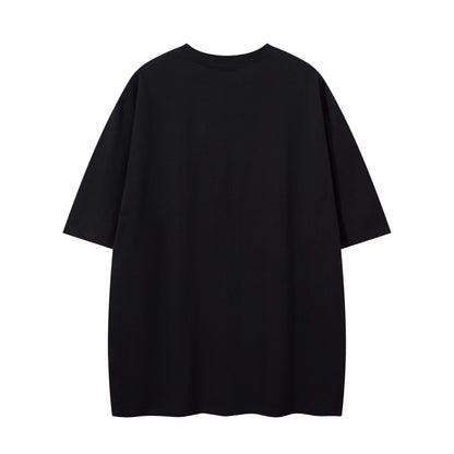 UNIKCOSA UrbanSoul Snake Embroidered Tee Pattern Unisex 💫