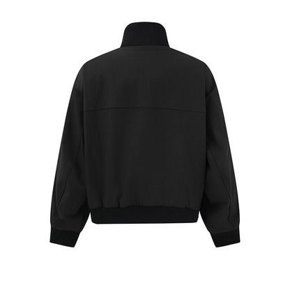 UNIKCOSA RetroMuse Stand Collar Jacket Double Zipper 🌆