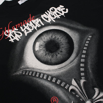 UNIKCOSA MonoEdge High-Street Pattern Long Sleeve T-Shirt 🖤