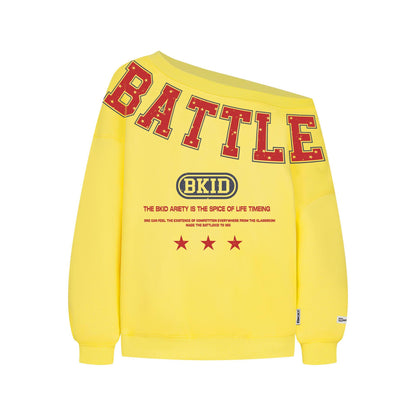 UNIKCOSA StreetMuse Mottled Letter Print Casual Hoodie for Men 🖤