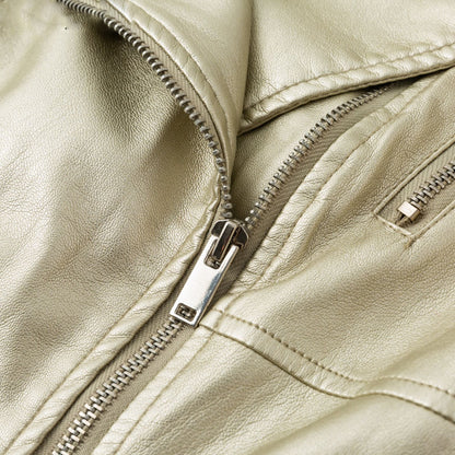 UNIKCOSA LuxeEdge Faux Leather PU Jacket for Women 🖤