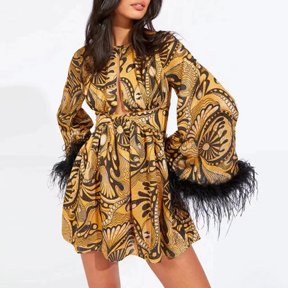 UNIKCOSA LuxeEase Feather Stitching Pleated Skirt 💫