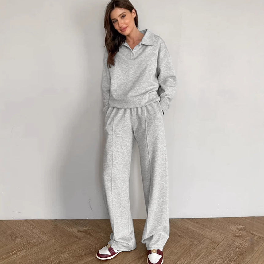 UNIKCOSA LuxeEase Two Piece Tracksuit High Waist Hoodie 💫