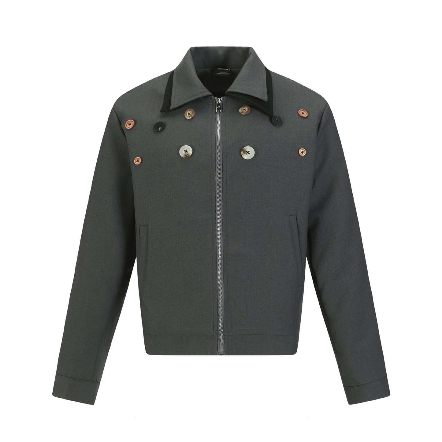 UNIKCOSA UrbanSoul Street Style Button Design Jacket 💫