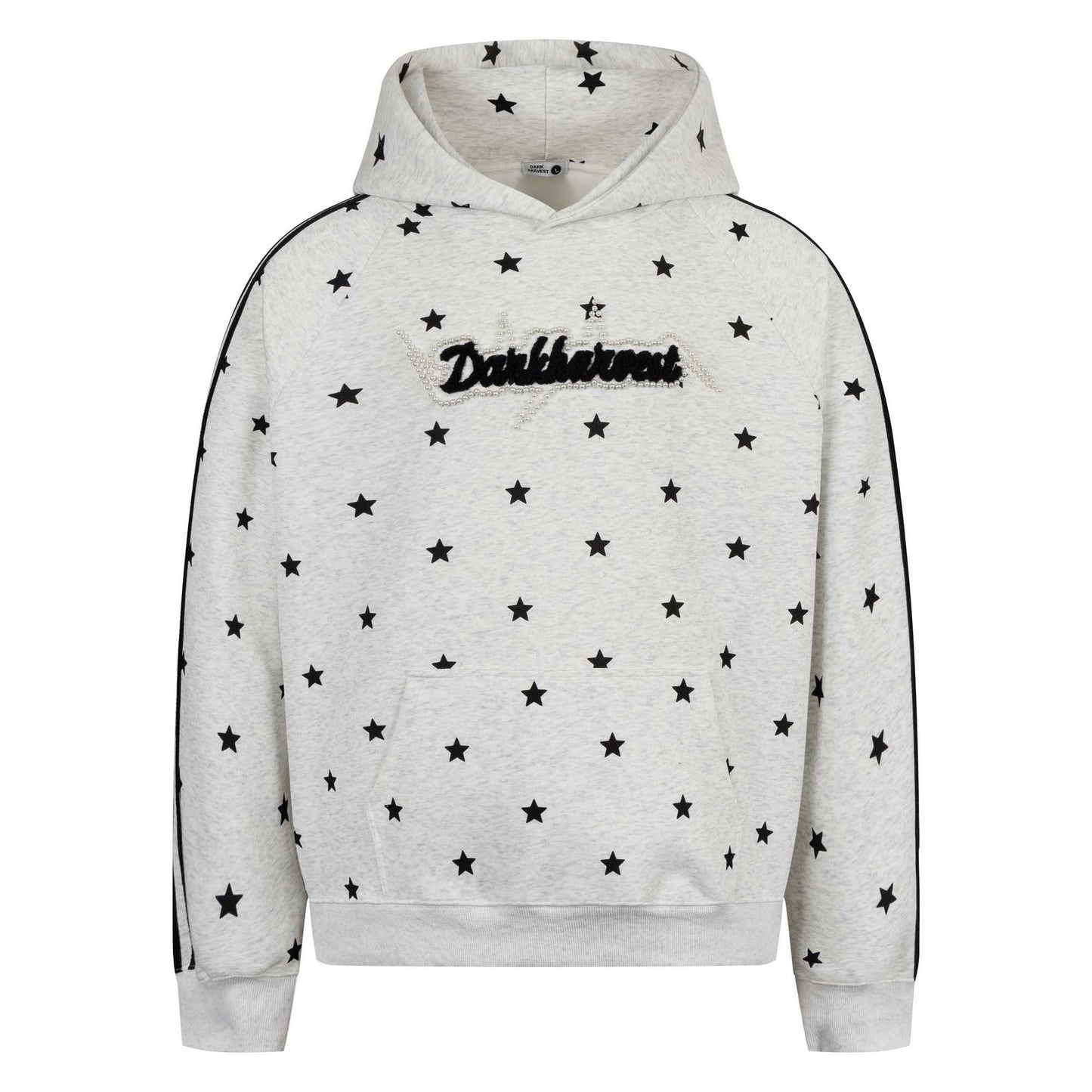 UNIKCOSA StarEdge Embroidered Rhinestone Street Hoodie ✨ (Unisex)