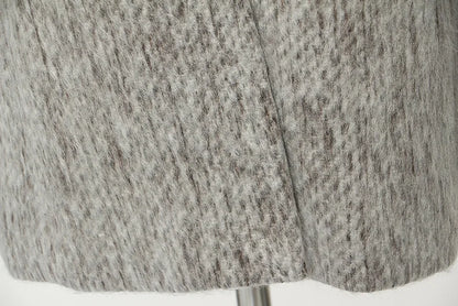 UNIKCOSA WoolMuse Colorblock Long Wool Coat for Women 🤍🖤