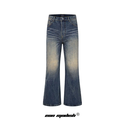 UNIKCOSA Velora Flared Denim Trousers Street Style 💫