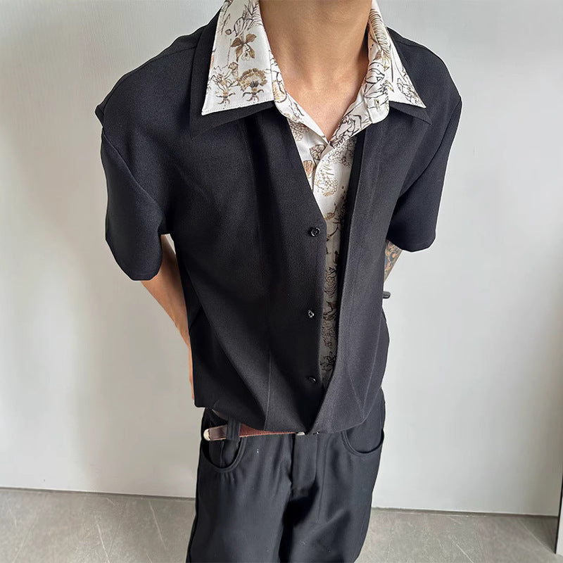 UNIKCOSA RetroMuse Two Piece Short Sleeve Shirt Unisex 🖤