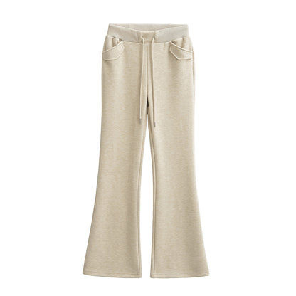 UNIKCOSA UrbanSoul Thick Micro Flared Pants Streetwear 💫