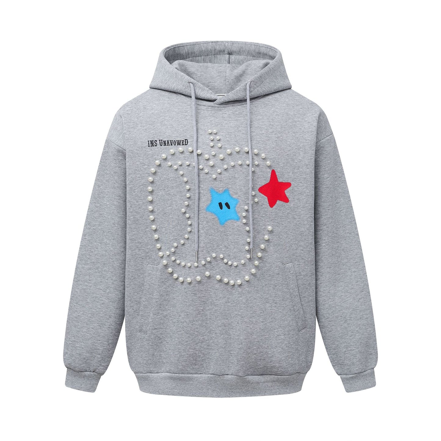 UNIKCOSA RetroMuse Nail Bead Design Hoodie Sweatshirt 🌆