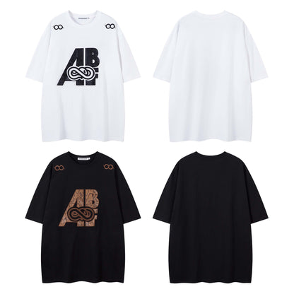 UNIKCOSA UrbanSoul Snake Embroidered Tee Pattern Unisex 💫