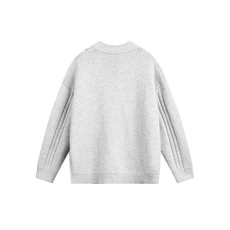 UNIKCOSA LuxeEase Round Neck Twists Knit Loose Sweater 💫