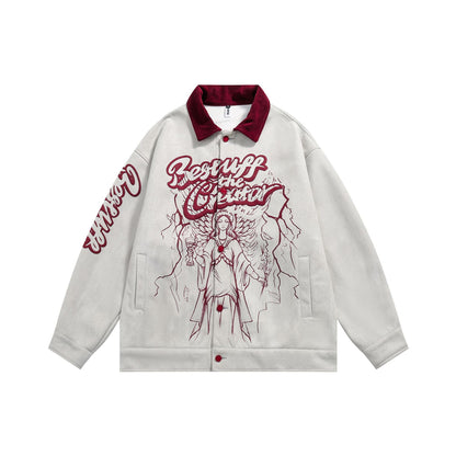 UNIKCOSA Velora Foaming Print High Street Jacket Edition 🌆