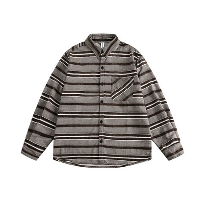 UNIKCOSA Velora Striped Color Block Shirt Longsleeve 💫